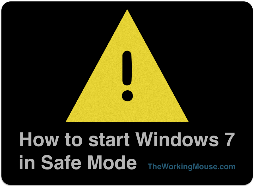 how to get in safe mode in windows 7